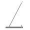Mobile fence support strut | incl. base plate | galvanized with clamp and peg